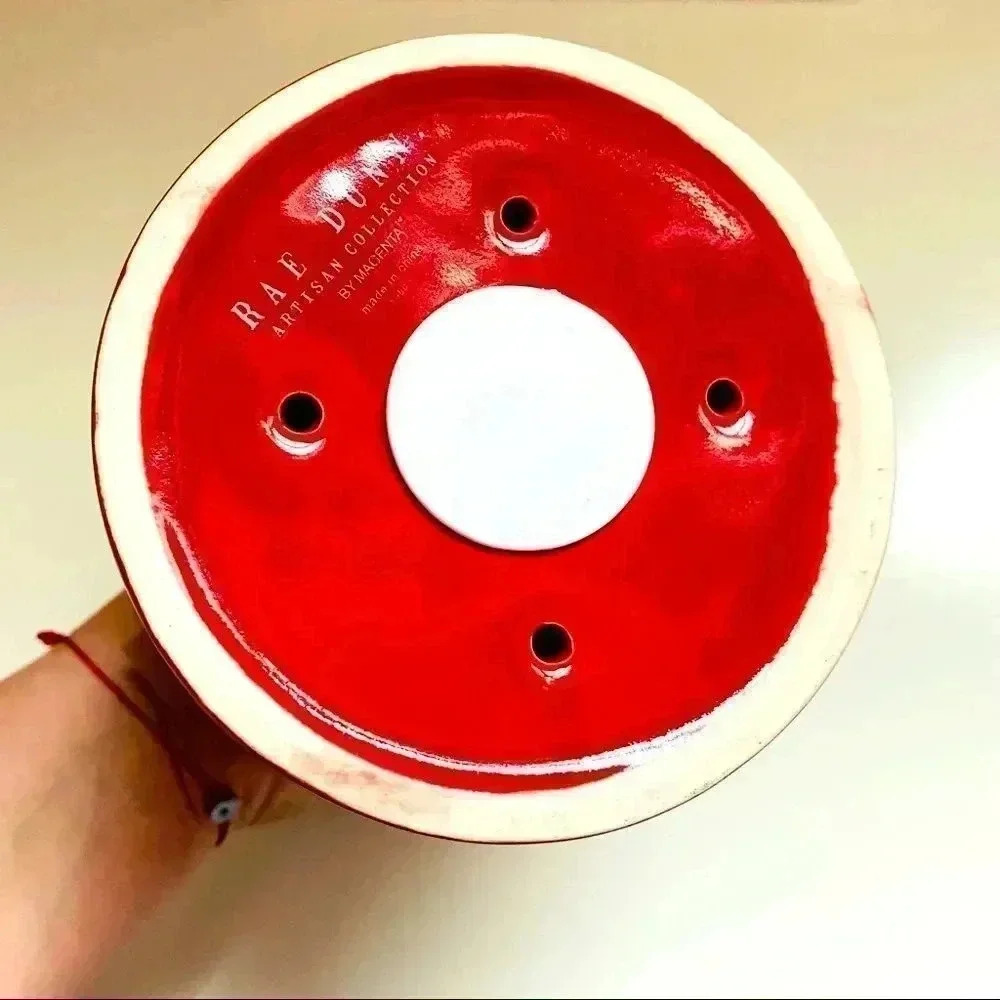 NWT Rae Dunn Red LOVE Birdhouse - Picture 5 of 5